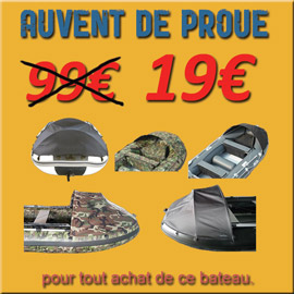 Auvent de proue 19 euros